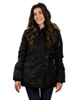 IVY Short Single-Breasted Coat - Matte Black