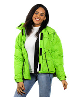 VERT Casual Duck Down Jacket - Neon Green